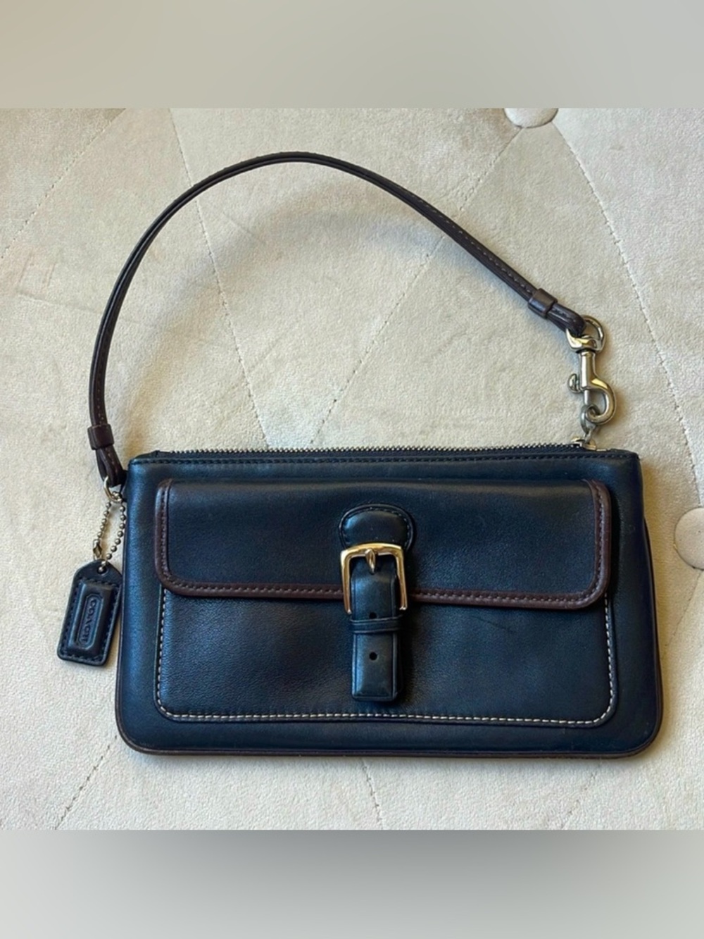 COACH vintage leather clutch/ wristlet